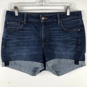 Ann Taylor Loft Jean Shorts Women's Size 30 / 10 Curvy Kick Crop Mid Rise Cuffed